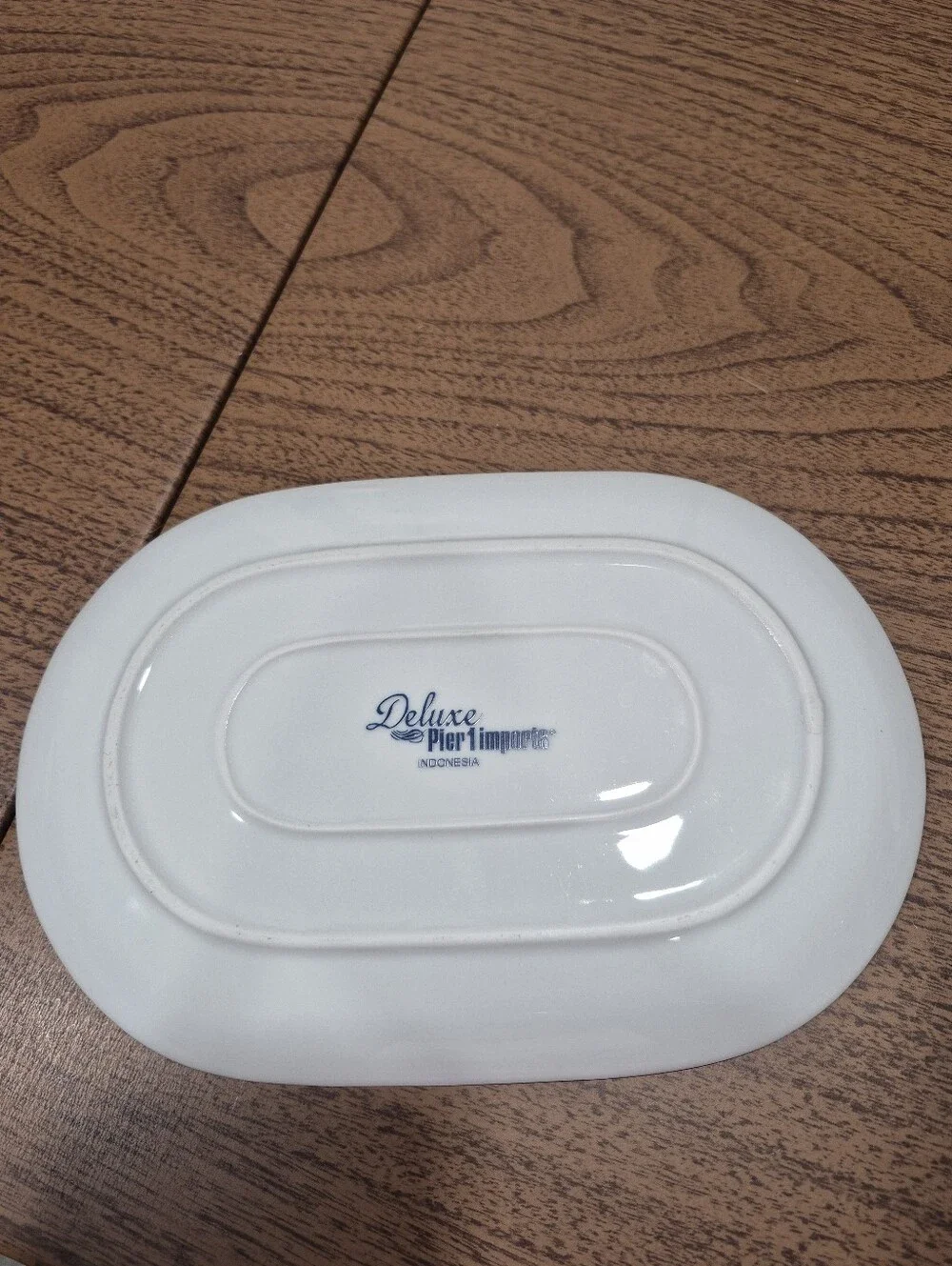NWOT Pier 1 Imports Deluxe Large White Butter Dish